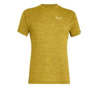Salewa Puez Melange Dryton Short Sleeve T-shirt Yellow M Men