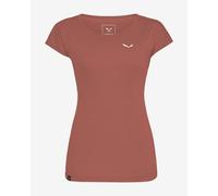 Salewa Puez Melange Dry T-shirt short sleeve brown pink Women - 38
