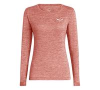 Salewa Puez Melange Dry Tee W, Desert Pink Melange, M