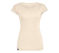 Salewa Puez Melange Dryton Short Sleeve T-shirt Beige L Women
