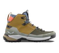 SALEWA Puez Mid Ptx - Men - Brown / Green - size 10.5- model 2024 10.5