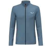 Salewa Puez Waffle Hybrid Polarlite Full Zip Fleece Blue M Men