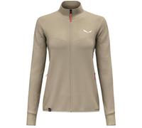 Salewa - Women's Puez Waffle Hybrid PL Jacket - Fleece jacket size 12, sand/brown