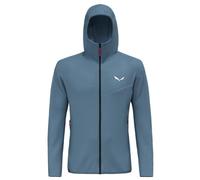 Salewa Puez Waffle Hybrid Polarlite Hooded Fleece Jacket Men, Blue, L