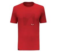 Salewa, Pure Building Dry T-Shirt Men, Male, Red, S