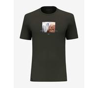 Salewa Pure Design Dry Short Sleeve T-Shirt Dark Green - 3XL