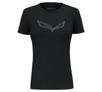 Salewa Pure Eagle Frame Dry W Tshirt, Black Out Melange, M, Female