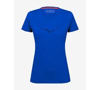 Salewa Pure Eagle Sketch AM Short Sleeve T-Shirt Blue Women - 38