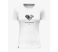 Salewa Pure Heart Dry Short Sleeve T-Shirt White Women - 44