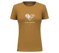 Salewa Pure Heart Dry T-Shirt W Golden Brown