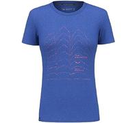 Salewa Pure Skyline Dry W T-Shirt, Electric Melange, XS, Female