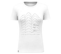 Salewa Pure Skyline Dry W T-Shirt, White, M, Female