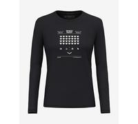 Salewa Pure Space Game Merino Long Sleeve T-Shirt Black Women - 42