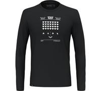 Salewa Pure Space Game Merino T-Shirt Men, Black Out, 52/XL, Male
