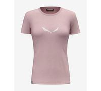 Salewa Solidlogo Dri-release® Short Sleeve T-shirt Pink S Women