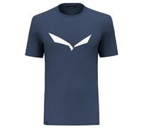 Salewa - Solidlogo Dry T-Shirt - Sport shirt size 38 - M, blue
