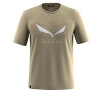 Salewa - Solidlogo Dry T-Shirt - Sport shirt size 36 - S, sand