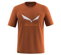 Salewa Solid Logo Dri-Rel Short Sleeve T-Shirt Pearl Orange - XL