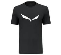 Salewa - Solidlogo Dry T-Shirt - Sport shirt size 40 - L, black