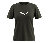 Salewa - Women's Solid Dri-Release S/S Tee - T-shirt size 6, olive/black