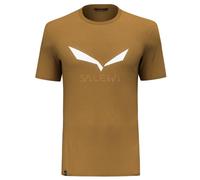 Salewa Solidlogo Dri-release® Short Sleeve T-shirt Brown S Men