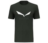 Salewa - Solidlogo Dry T-Shirt - Sport shirt size 34 - XS, olive