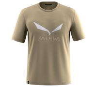 Salewa - Solidlogo Dry T-Shirt - Sport shirt size 34 - XS, sand