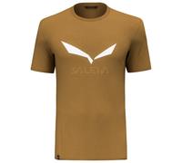 SALEWA Solidlogo Dry M T-shirt - Men - Brown - size S- model 2025 S