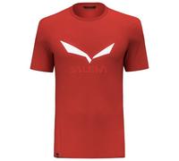 Salewa - Solidlogo Dry T-Shirt - Sport shirt size 46 - S, red