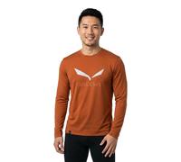 Salewa Solidlogo Dry´ton Long Sleeve T-shirt Brown 3XL Men