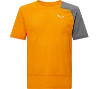 Salewa - Stretch, lightweight and breathable hiking T-shirt - Nxt Hyb T-Shirt M Turmeric for Men - Size M - Orange Orange M