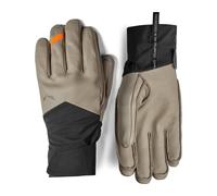 Salewa - Technical windbreaker and Waterproof Gloves - Ortles Leather Infinium Gloves Black Out in Softshell - Size S Black S