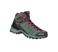 Salewa - Trekking boots - Ws Alp Mate Mid Wp Duck Green/Rhododendon for Women - Size 5 UK Green 5 UK