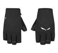 Salewa Via Ferrata Leather Gloves, Black Out, XS, Unisex