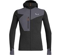 Salewa - Puez 2 Dry L/S Hood Full-Zip Tee - Fleece jacket size L, black