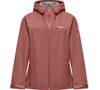 Salewa - Waterproof and windbreaker hiking jacket - Puez 2.5L Ptx Jacket W Desert Pink for Women - Size S Pink S