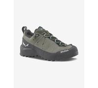 Salewa - Approach shoes in GORE-TEX - Wildfire Leather 2 GTX W Shadow/Black for Women in Leather - Size 6,5 UK - Green Green 6.5 UK