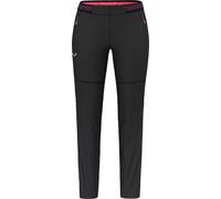 Salewa - Women's Convertible Softshell Pants - Pedroc 2 DST 2/1 Pant W Black Out for Women - Size L Black L