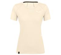 Salewa - Women's Agner AM - Merino shirt size 8, white/sand