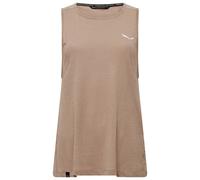 Salewa - Women's Agner Hemp/DST Tank - Tank top size 14, brown