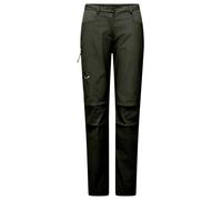 Salewa - Women's Agner Hemp Ripstop Pants - Climbing trousers size 12, black/olive