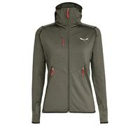 Salewa - Women's Agner Hybrid Polarlite Fullzip Hoody - Fleece jacket size 12, grey