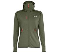 Salewa - Women's Agner Hybrid Polarlite Fullzip Hoody - Fleece jacket size 12, olive