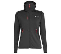 Salewa - Women's Agner Hybrid Polarlite Fullzip Hoody - Fleece jacket size 6, grey/black