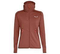 Salewa - Women's Agner Hybrid Polarlite Fullzip Hoody - Fleece jacket size 8, brown