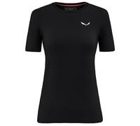 Salewa Cristallo Warm Alpine Merino Responsive Short Sleeve Baselayer Women, Black, M