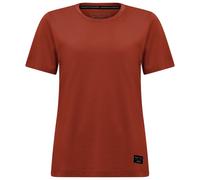 Salewa Eagle Logo Patch Short Sleeve T-shirt brown orange Women - 44