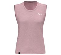 Salewa - Women's Eagle Minilogo Alpine Merino Tank Top - Merino shirt size 12, pink