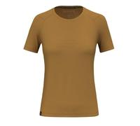 Salewa Women's Eagle Poem Dry T-Shirt W T-Shirt Golden Brown