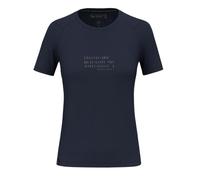 Salewa Women's Eagle Poem Dry T-Shirt W T-Shirt Navy Blazer